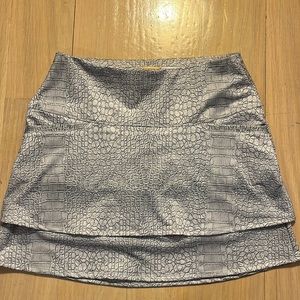 Lucky in Love animal print golf skort animal print.